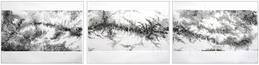 Kathy Strauss print, Kepler Underneath 1