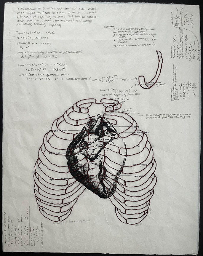 Kathy Strauss print, LabNotebook 14, State of My Heart